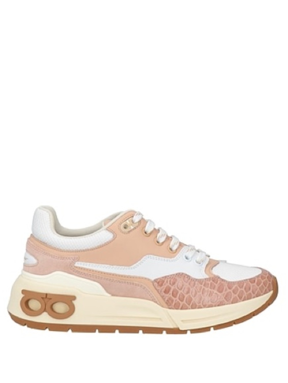 Salvatore Ferragamo Cosma
Low-Top Sneaker In Amaretti Leather Blush Women’s New